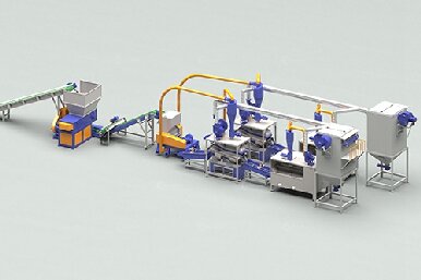 1000kg/h Copper Wire Recycling Machine