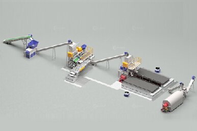 1000kg/h Jelly Filled Cable Recycling Machine