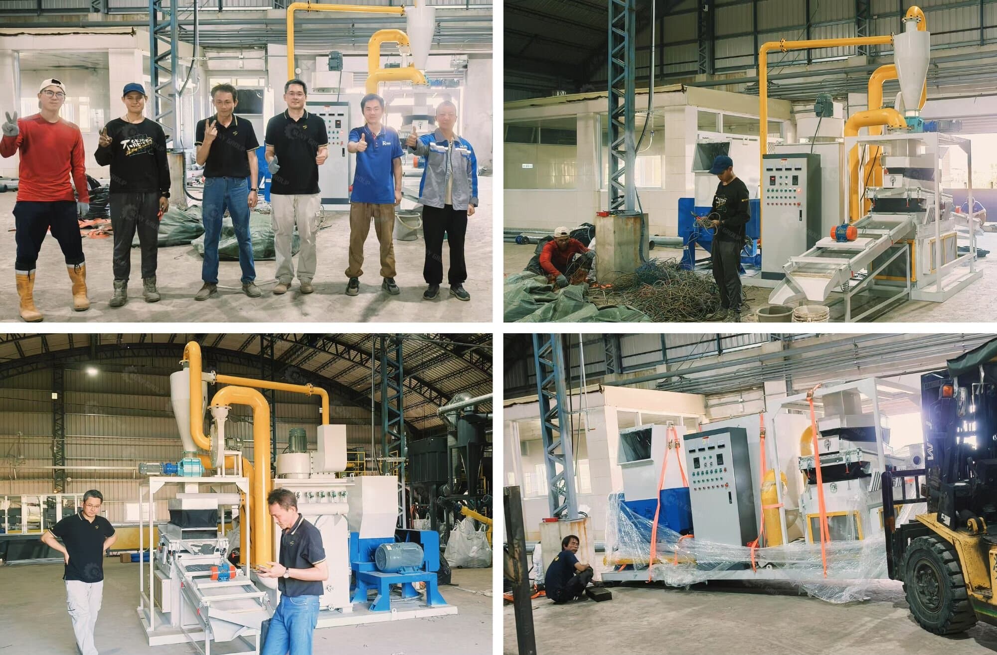 Copper Wire Granulator Machine in Taiwan China