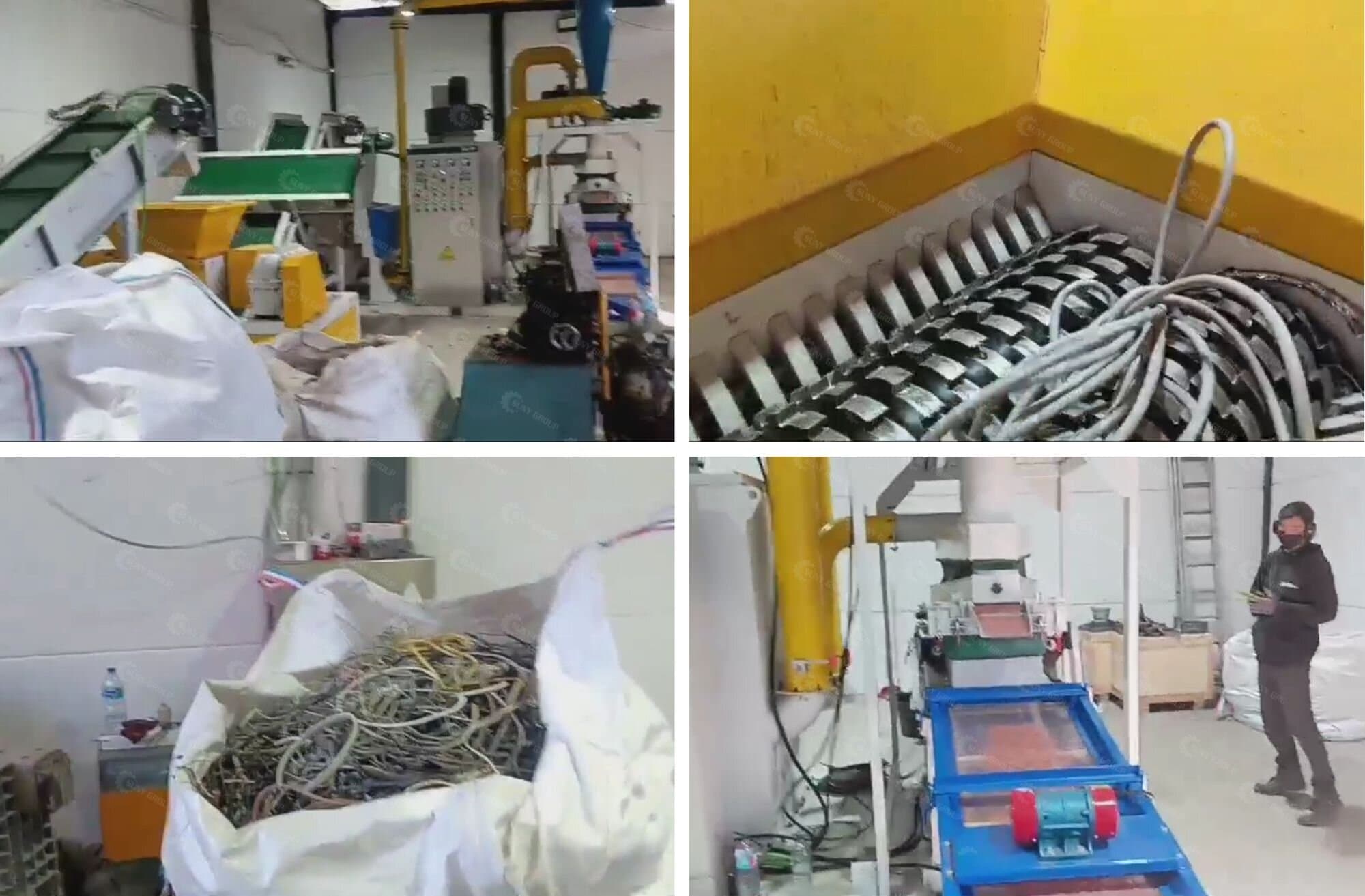 Copper Wire Granulator Spain Client Case