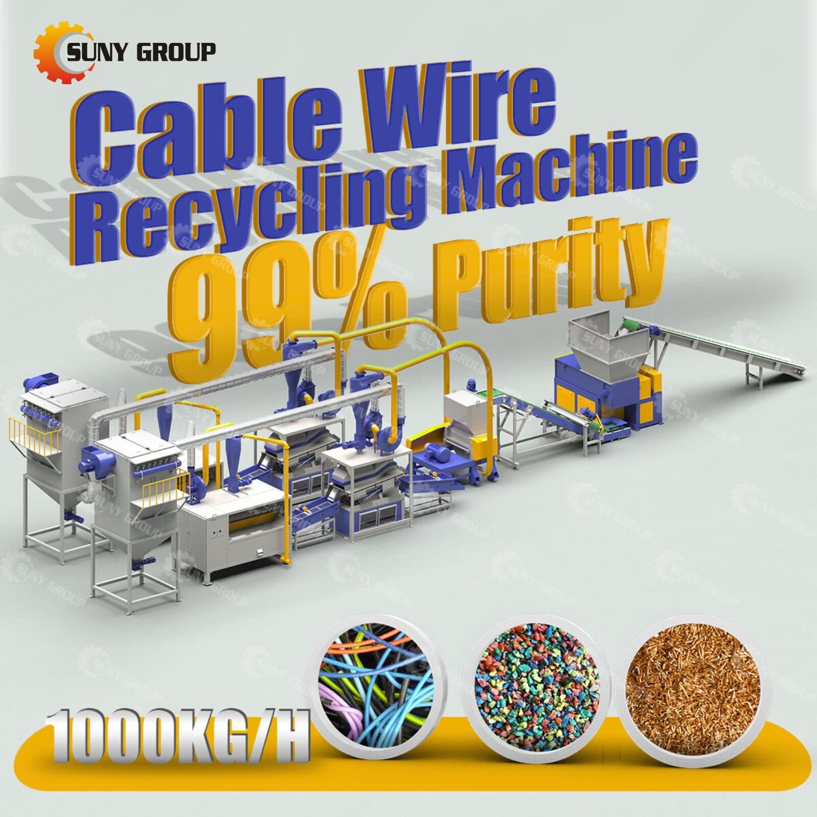 Cable Wire Recycling System for Industrial Metal Recovery