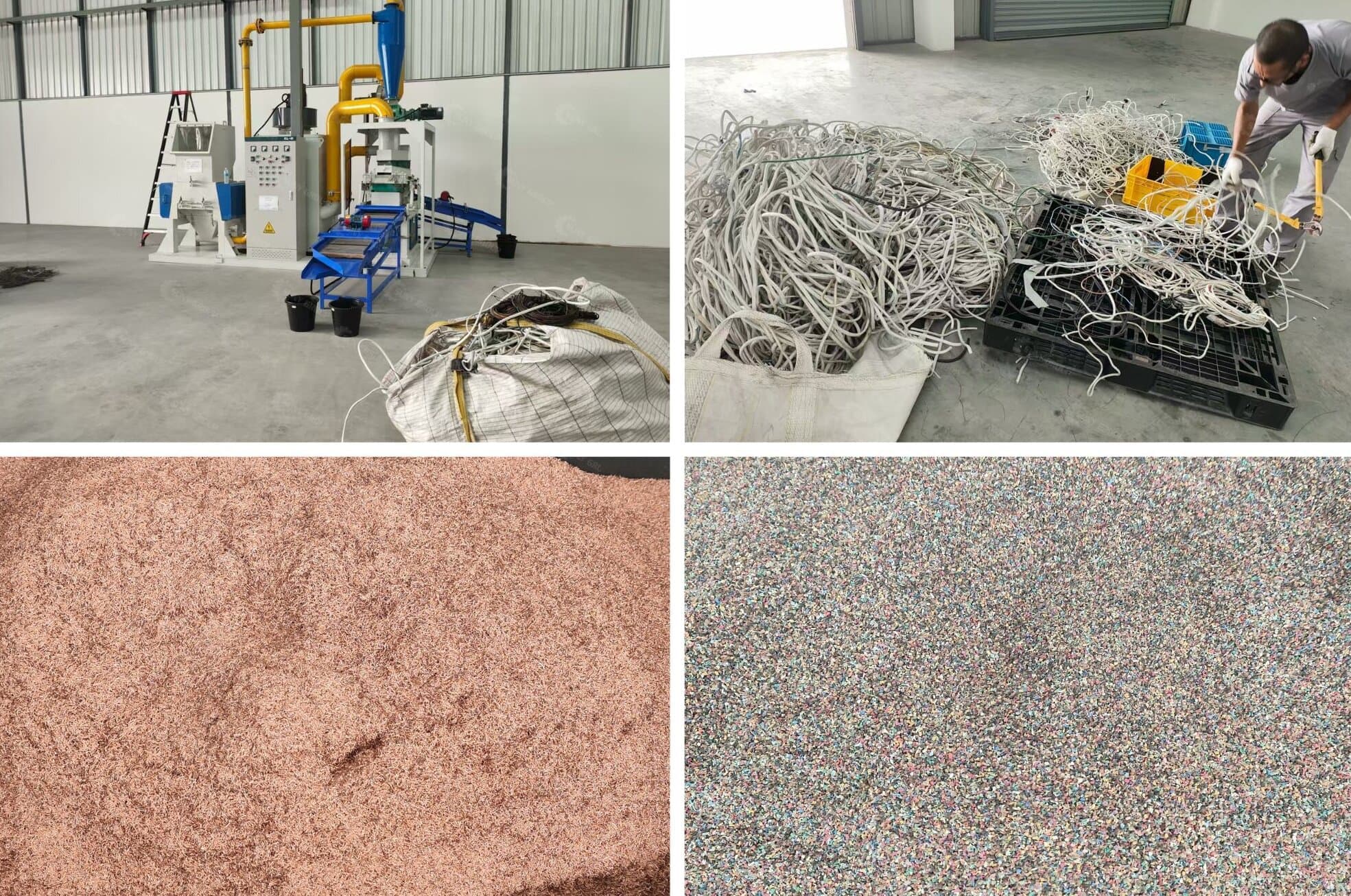 Thailand E-waste Copper Cable Recycling Machine